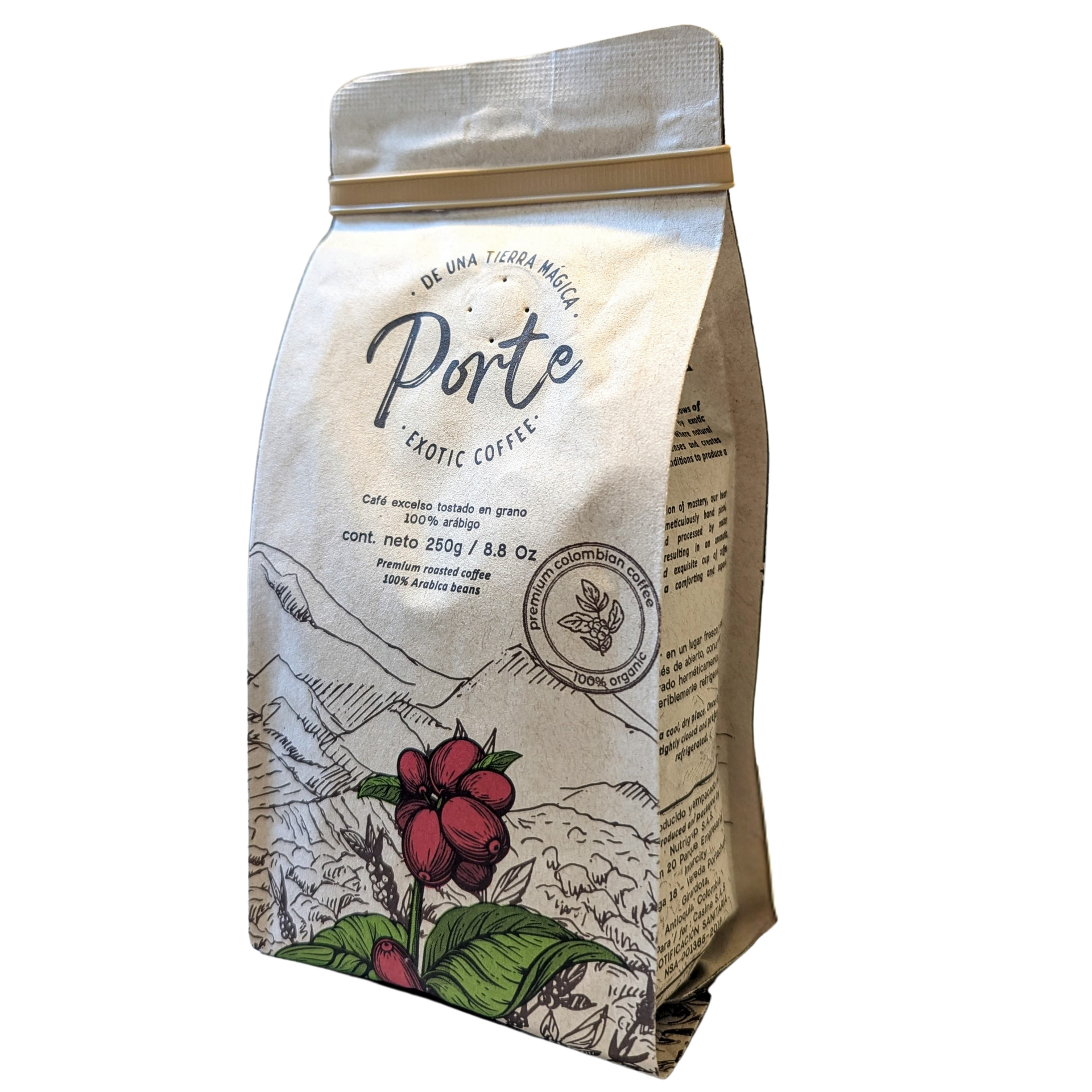 Porte Castillo – Colombian Specialty Coffee (250g) – Tierralta
