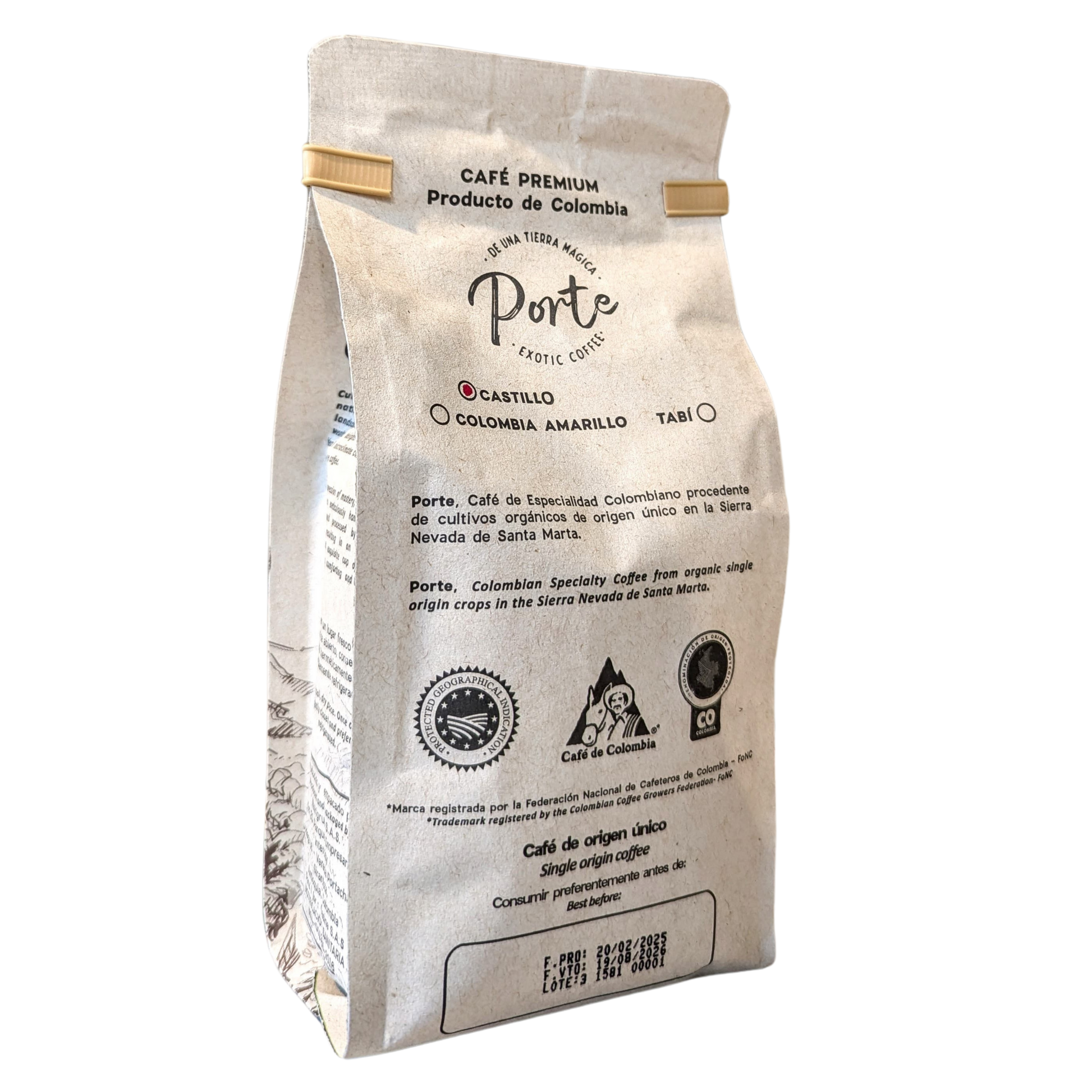 Porte Castillo – Colombian Specialty Coffee (250g)