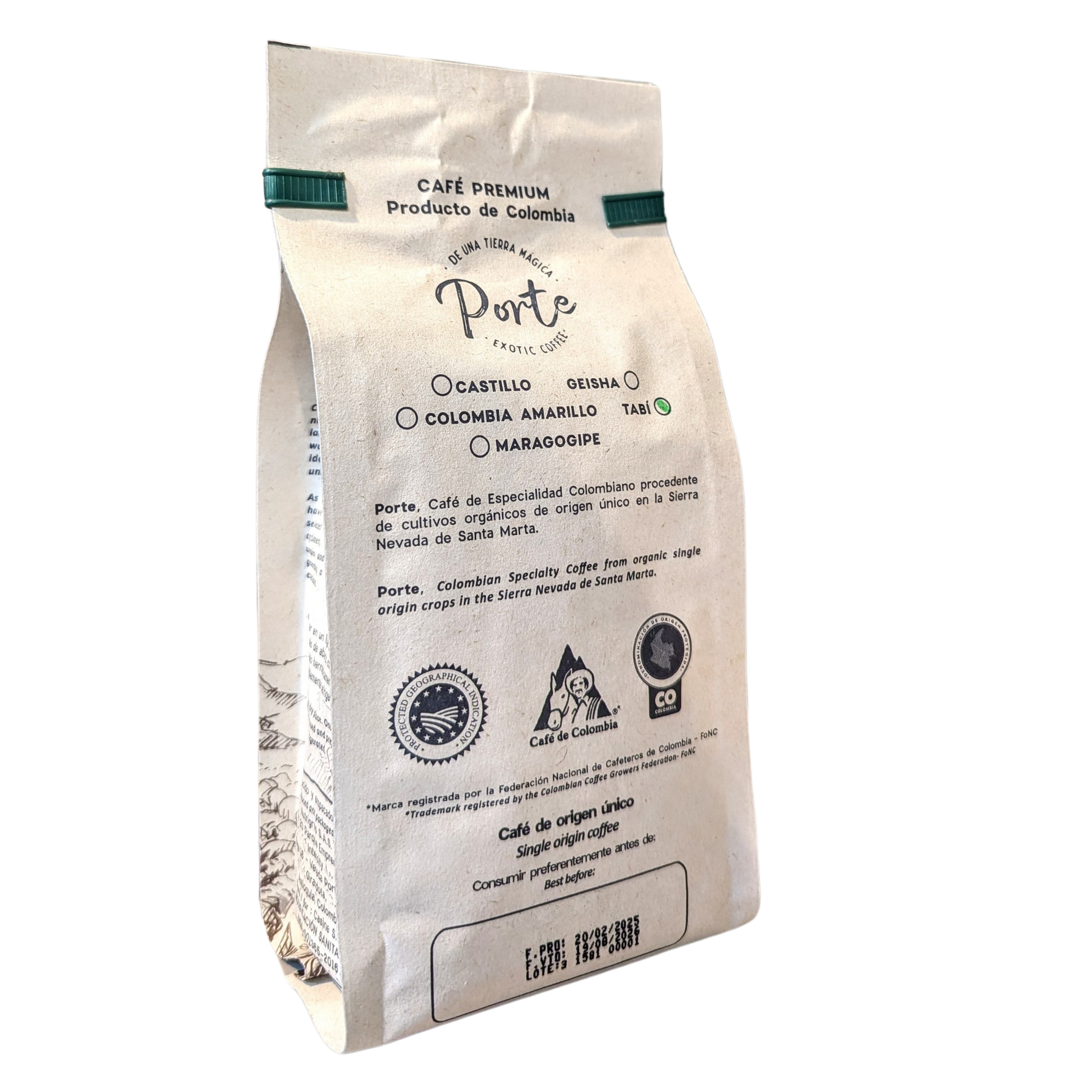 Porte Tabi – Colombian Specialty Coffee (250 g)
